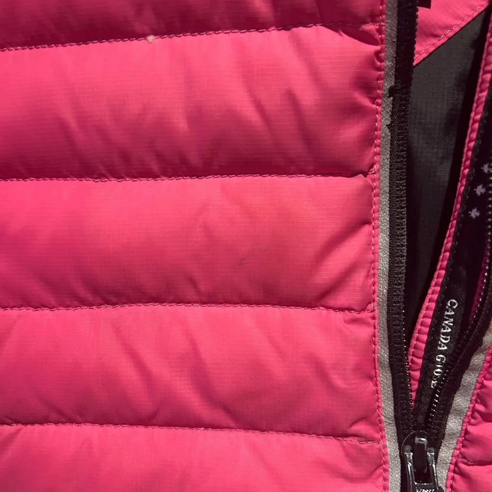 Canada Goose Girls Light Jacket Pink XS Sz 6 - Picture 5 of 6